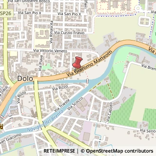 Mappa Via Giacomo Matteotti,  32, 30031 Dolo, Venezia (Veneto)