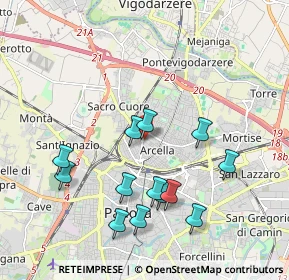 Mappa Via Buonarroti Michelangelo, 35135 Padova PD, Italia (1.95615)