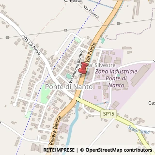 Mappa Via Riviera Berica, 95a, 36024 Nanto, Vicenza (Veneto)