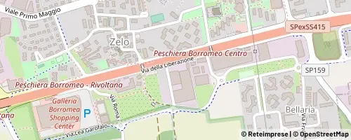 Mappa Peschiera Borromeo