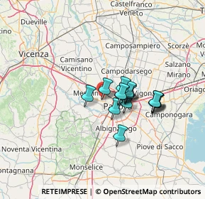 Mappa Via Isonzo, 35030 Sarmeola PD, Italia (9.01867)