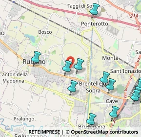 Mappa Via Isonzo, 35030 Sarmeola PD, Italia (2.942)