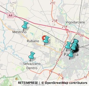 Mappa Via Isonzo, 35030 Sarmeola PD, Italia (4.7955)