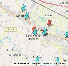 Mappa Via Alessandro Manzoni, 35035 Mestrino PD, Italia (2.30273)