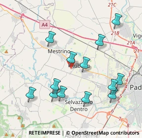 Mappa Via Alessandro Manzoni, 35035 Mestrino PD, Italia (4.07077)