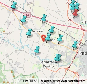 Mappa Via Alessandro Manzoni, 35035 Mestrino PD, Italia (4.69333)