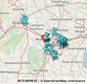Mappa Via Alessandro Manzoni, 35035 Mestrino PD, Italia (10.68579)