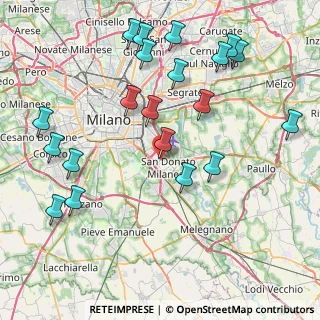 Mappa SAN DONATO MILANESE Viale De Gasperi, 20097 San Donato Milanese MI, Italia (9.426)