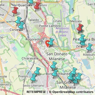 Mappa SAN DONATO MILANESE Viale De Gasperi, 20097 San Donato Milanese MI, Italia (3.2375)