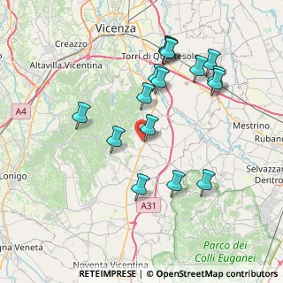 Mappa Via XXV Aprile, 36024 Nanto VI, Italia (7.69)