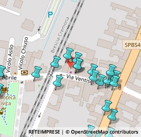 Mappa Via Giuseppe Verdi, 25021 Bagnolo Mella BS, Italia (0.06667)