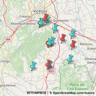 Mappa Via Madonetta, 36024 Nanto VI, Italia (6.91143)
