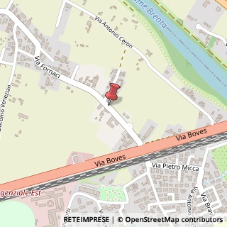 Mappa Via Fornaci, 82, 35129 Padova, Padova (Veneto)