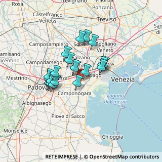 Mappa Via Confine, 30034 Mira VE, Italia (10.68)