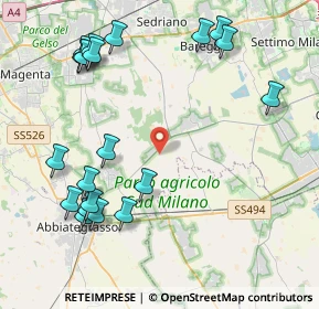 Mappa Via Cascina Mischia, 20080 Cisliano MI, Italia (5.014)