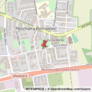 Mappa Via Giacomo Matteotti, 11, 20068 Peschiera Borromeo, Milano (Lombardia)
