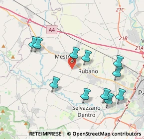 Mappa Via Francesco Petrarca, 35035 Mestrino PD, Italia (4.06909)