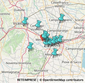 Mappa Via Francesco Petrarca, 35035 Mestrino PD, Italia (8.79538)