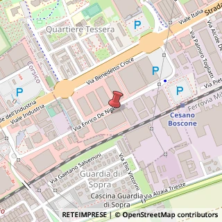 Mappa Via de Nicola, 12, 20090 Cesano Boscone, Milano (Lombardia)