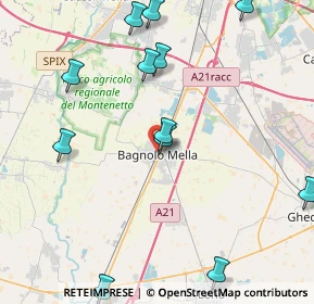 Mappa Via XXVI Aprile, 25021 Bagnolo Mella BS, Italia (5.52929)