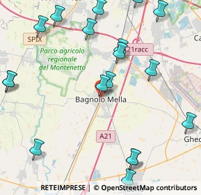 Mappa Via XXVI Aprile, 25021 Bagnolo Mella BS, Italia (5.6345)