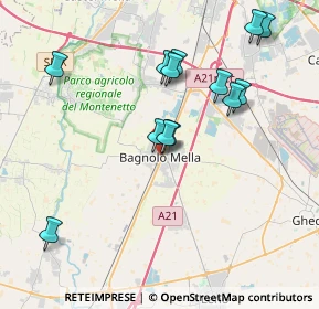 Mappa Via XXVI Aprile, 25021 Bagnolo Mella BS, Italia (3.81231)