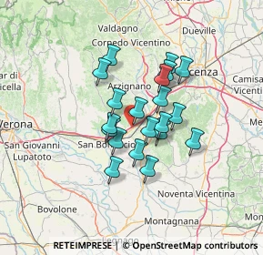 Mappa Via Francia, 36053 Gambellara VI, Italia (9.703)