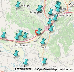 Mappa Via Francia, 36053 Gambellara VI, Italia (9.9145)
