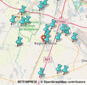 Mappa Via Circonvallazione, 25021 Bagnolo Mella BS, Italia (4.5255)