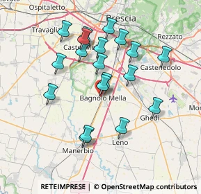 Mappa Via Giacomo Matteotti, 25021 Bagnolo Mella BS, Italia (6.77947)