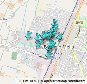 Mappa Via Giacomo Matteotti, 25021 Bagnolo Mella BS, Italia (0.2105)