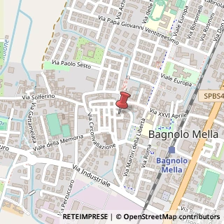 Mappa Vicolo della Ghiacciaia, 7, 25021 Bagnolo Mella, Brescia (Lombardia)