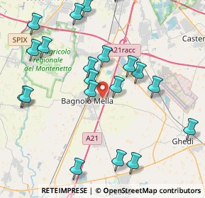 Mappa Via Canossi, 25021 Bagnolo Mella BS, Italia (4.6365)