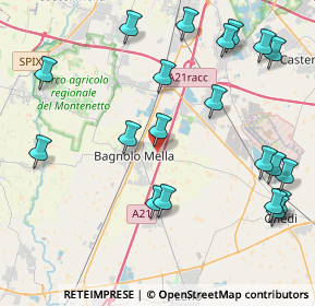 Mappa Via Canossi, 25021 Bagnolo Mella BS, Italia (5.012)