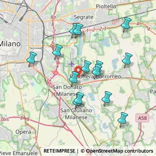Mappa Via Lirone, 20068 Milano MI, Italia (3.83571)