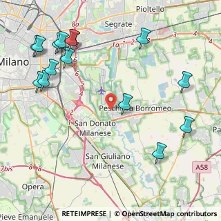 Mappa Via Lirone, 20068 Milano MI, Italia (5.518)
