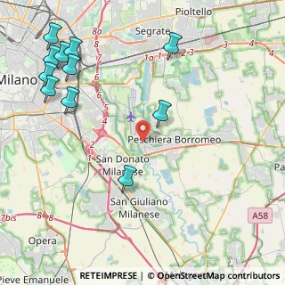 Mappa Via Lirone, 20068 Milano MI, Italia (5.59545)