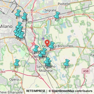 Mappa Via Lirone, 20068 Milano MI, Italia (4.78765)