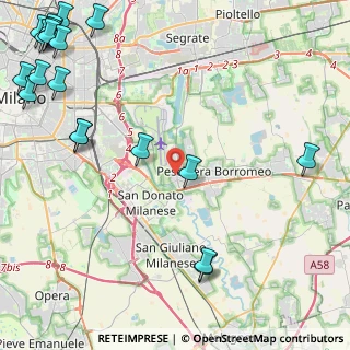 Mappa Via Lirone, 20068 Milano MI, Italia (6.9925)