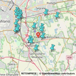 Mappa Via Lirone, 20068 Milano MI, Italia (4.4745)
