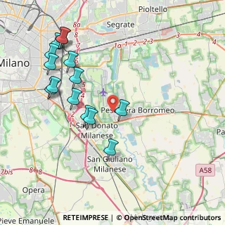 Mappa Via Lirone, 20068 Milano MI, Italia (4.36786)