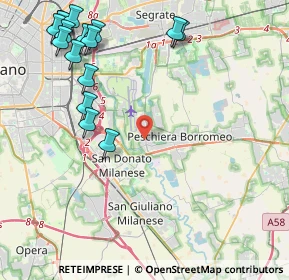 Mappa Via Lirone, 20068 Milano MI, Italia (5.43813)