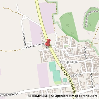 Mappa Via XX Settembre, 2, 26010 Sergnano CR, Italia, 26010 Sergnano, Cremona (Lombardia)
