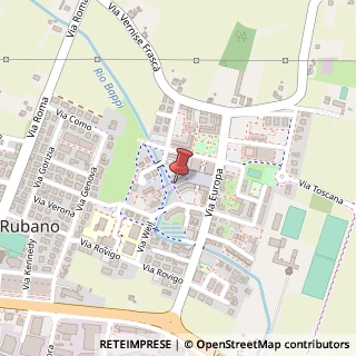 Mappa Piazza M. L. King, 15, 35030 Rubano, Padova (Veneto)