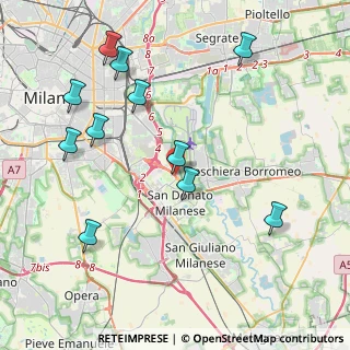 Mappa SP ex Strada Statale 415 Paullese, 20097 San Donato Milanese MI, Italia (4.57182)