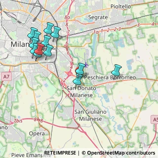 Mappa SP ex Strada Statale 415 Paullese, 20097 San Donato Milanese MI, Italia (4.53154)