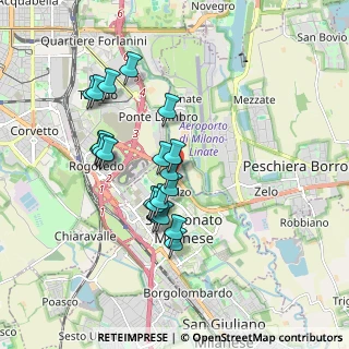 Mappa SP ex Strada Statale 415 Paullese, 20097 San Donato Milanese MI, Italia (1.581)