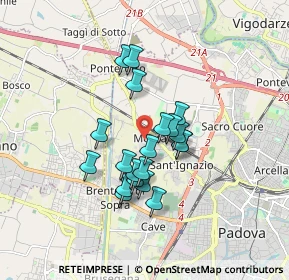 Mappa Via Cardinale Guglielmo Massaja, 35136 Padova PD, Italia (1.3255)