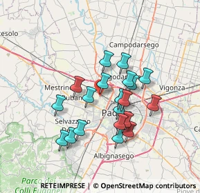 Mappa Via Cardinale Guglielmo Massaja, 35136 Padova PD, Italia (5.873)