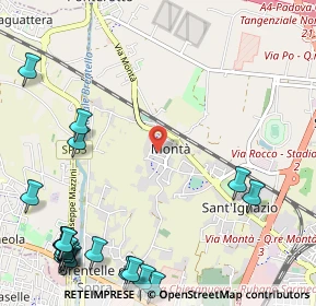 Mappa Via Cardinale Guglielmo Massaja, 35136 Padova PD, Italia (1.6835)